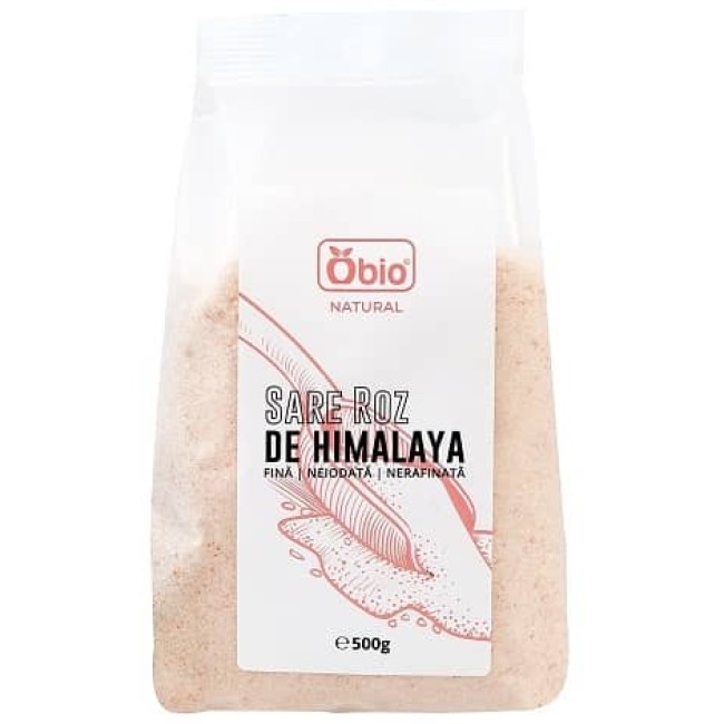 Sare roz de Himalaya fina 500g Obio